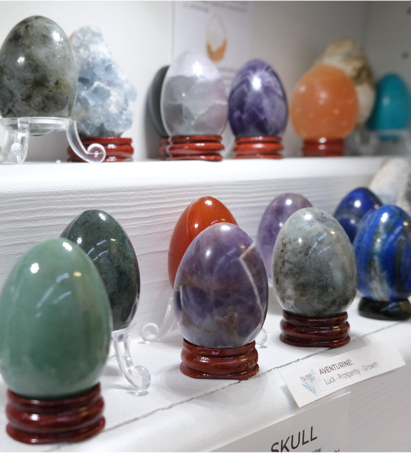 Lepidolite Egg - Tranquillity, Sleep & Stabilising