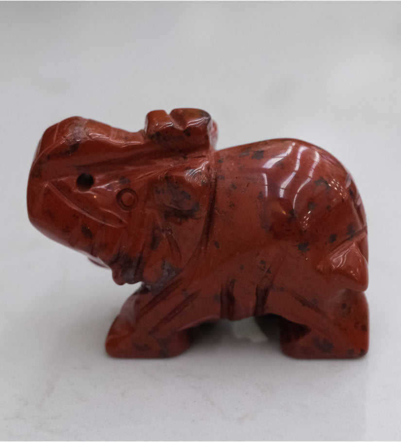 Red Jasper Elephant