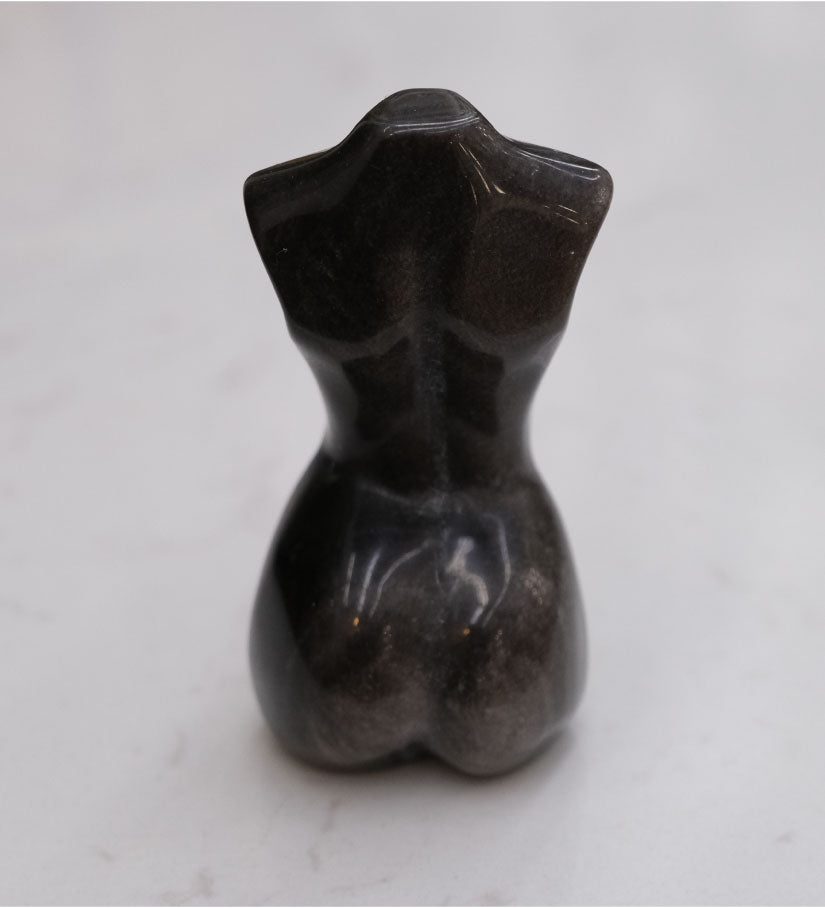 Silver Obsidian Female Body