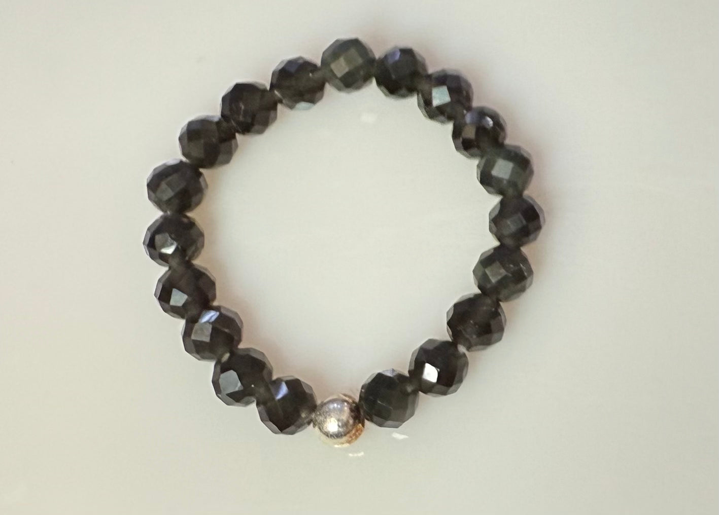 Faceted Bead Ring