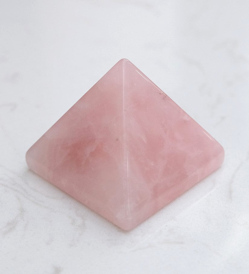 Rose Quartz Pyramid – Love, Harmony & Calm