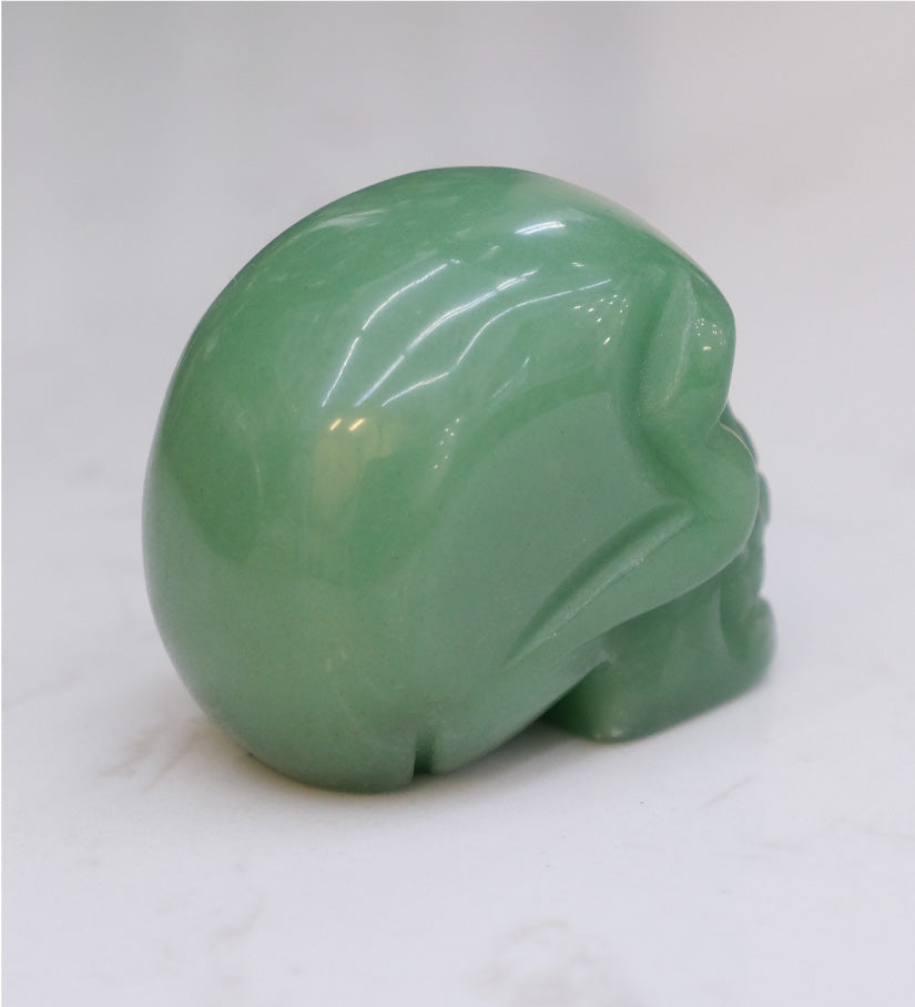 Aventurine Skull