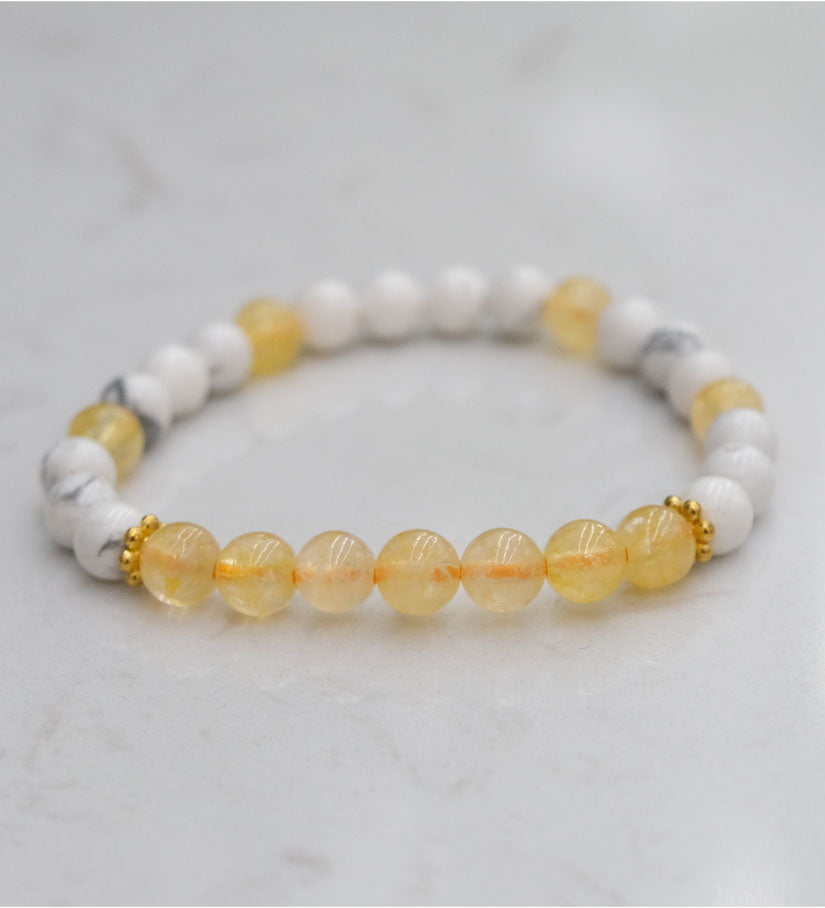 Gemini Zodiac Bead Bracelet