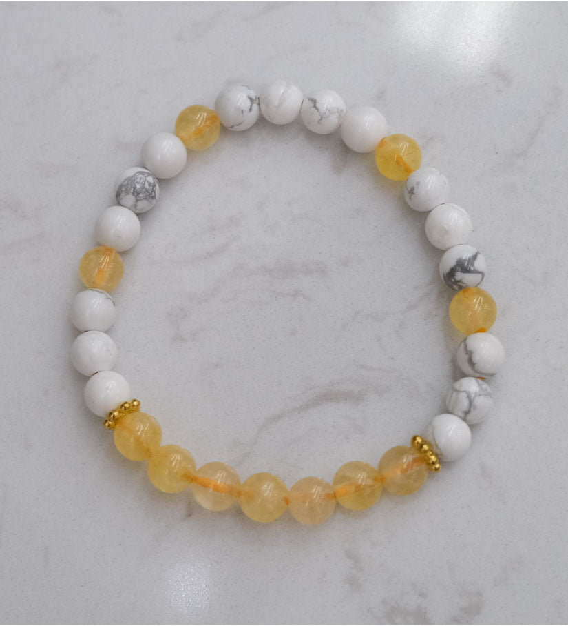 Gemini Zodiac Bead Bracelet