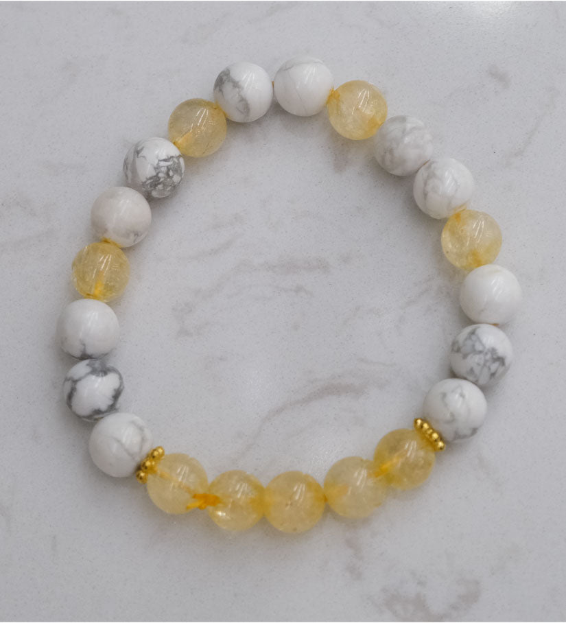 Gemini Zodiac Bead Bracelet