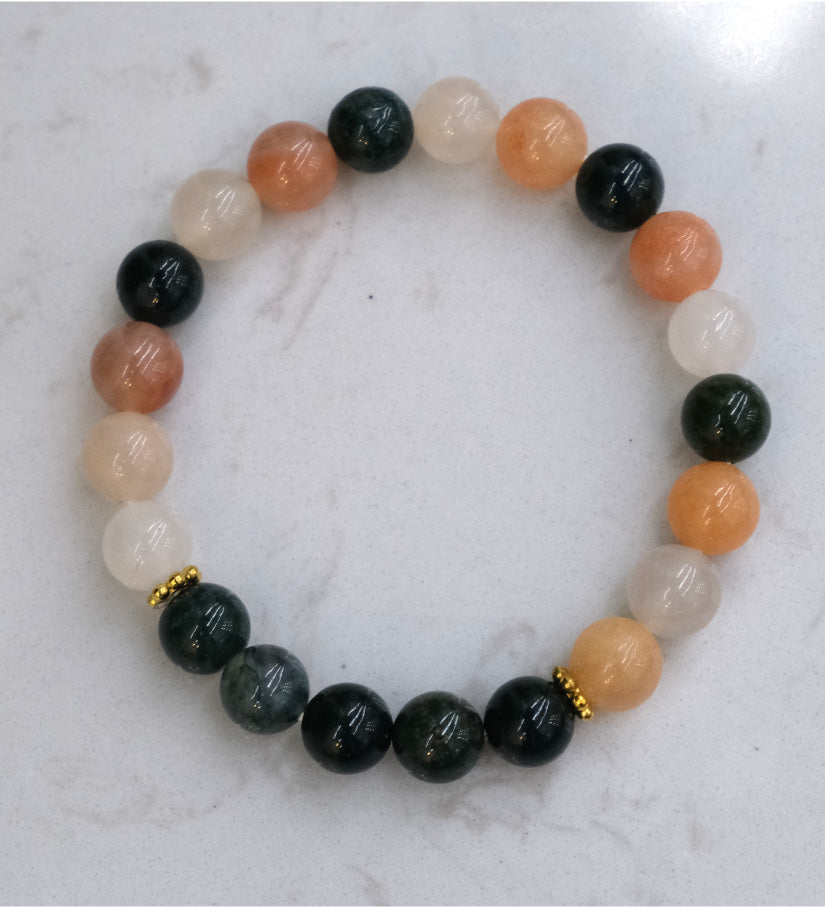 Aries Zodiac Bead Bracelet