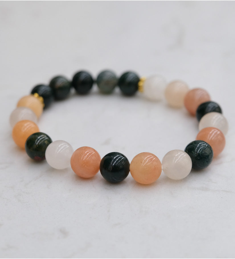 Aries Zodiac Bead Bracelet