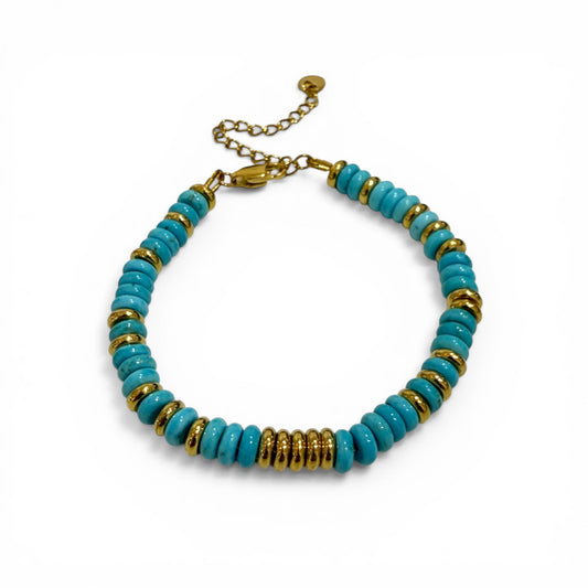 Coral Bracelet Blue Turquoise
