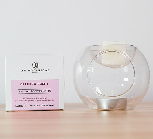 Round Glass Oil/Wax Burner