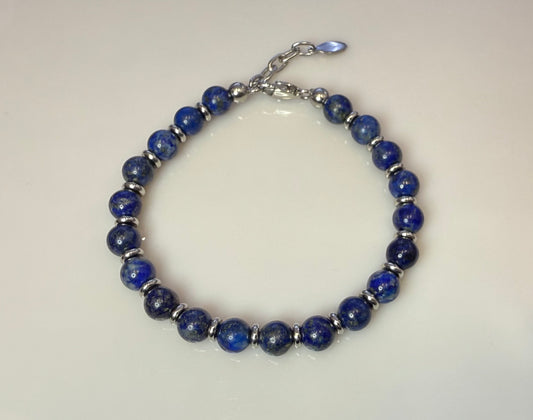 Lunar Bracelet Lapis Lazuli