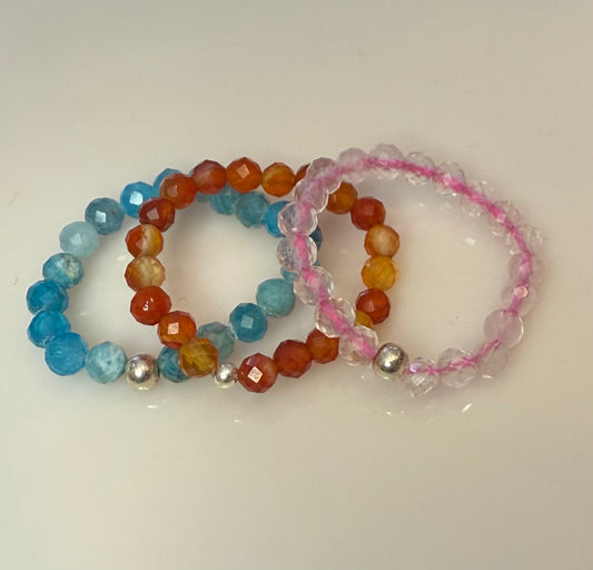 Faceted Bead Ring