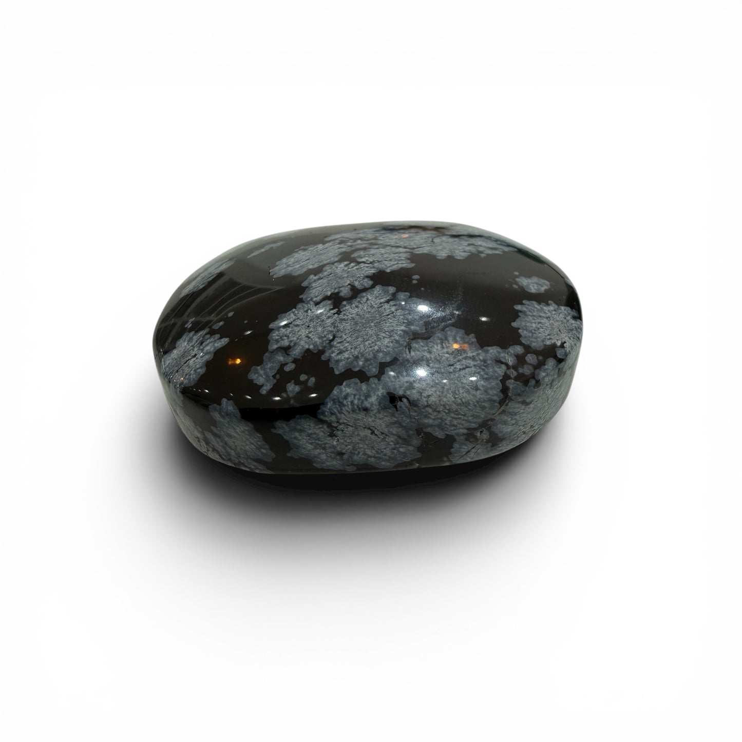 Snowflake Obsidian Palmstone