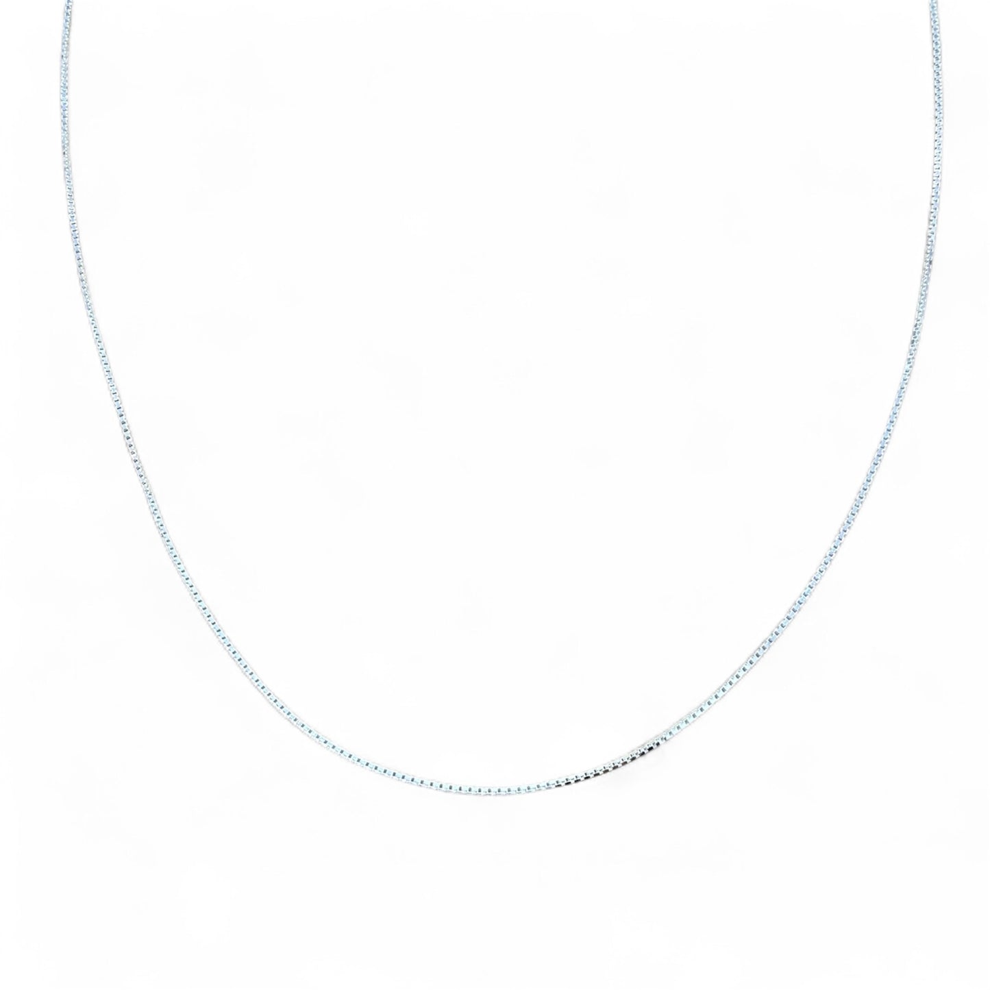 Sterling Silver Box Chain - 45 cm