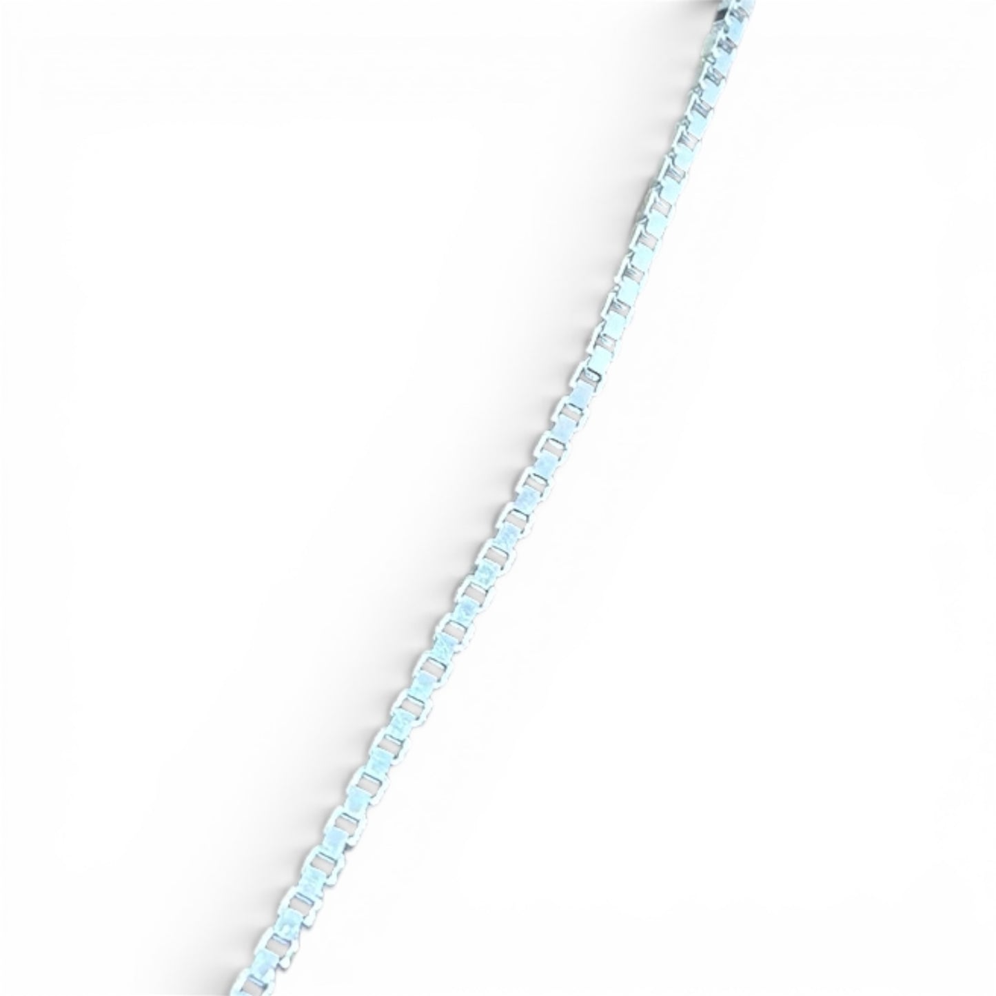 Sterling Silver Box Chain - 45 cm