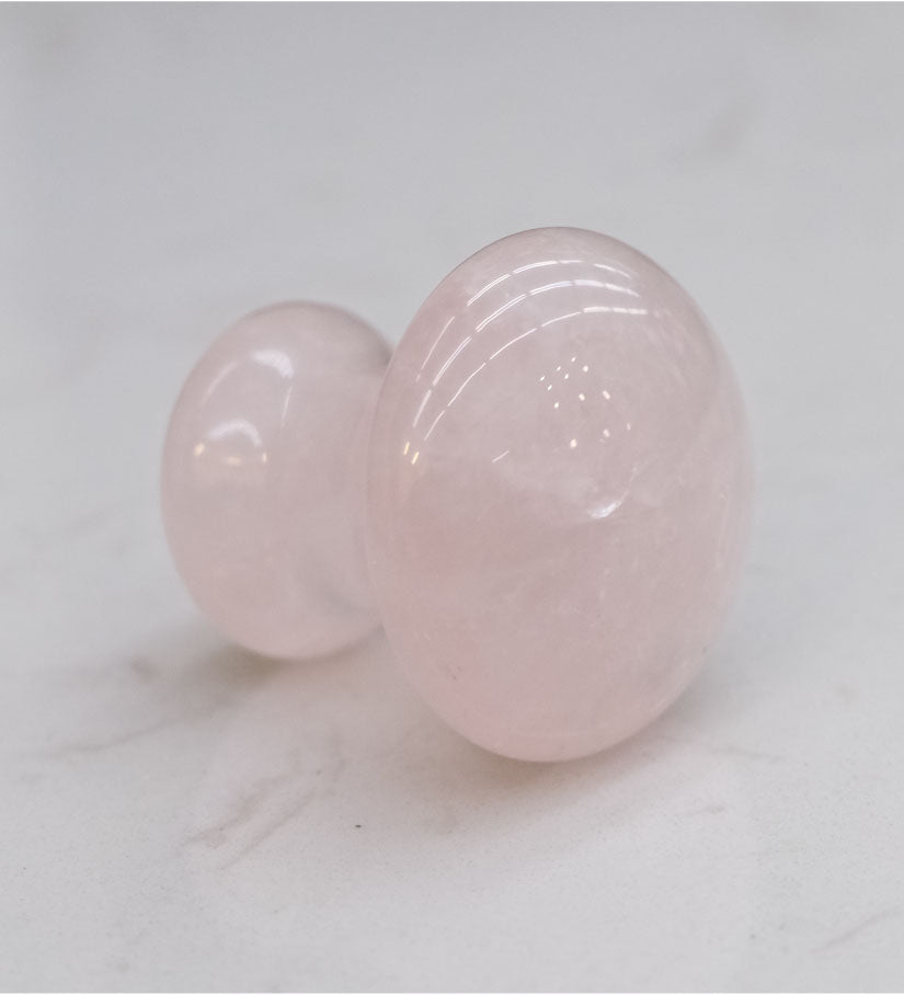 Mushroom Massage Tool Rose Quartz