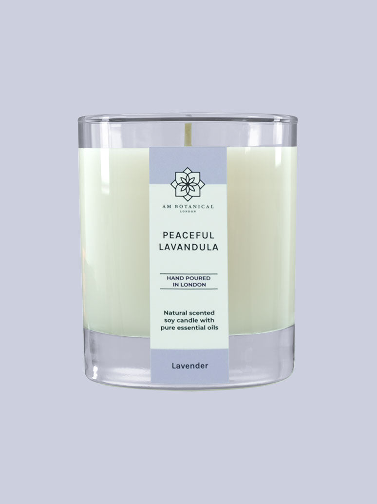 Peaceful Lavandula Botanical Candle