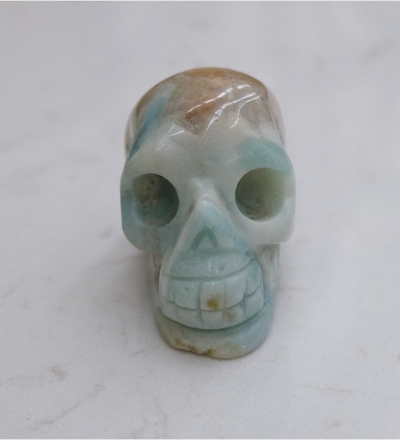 Amazonite Skull
