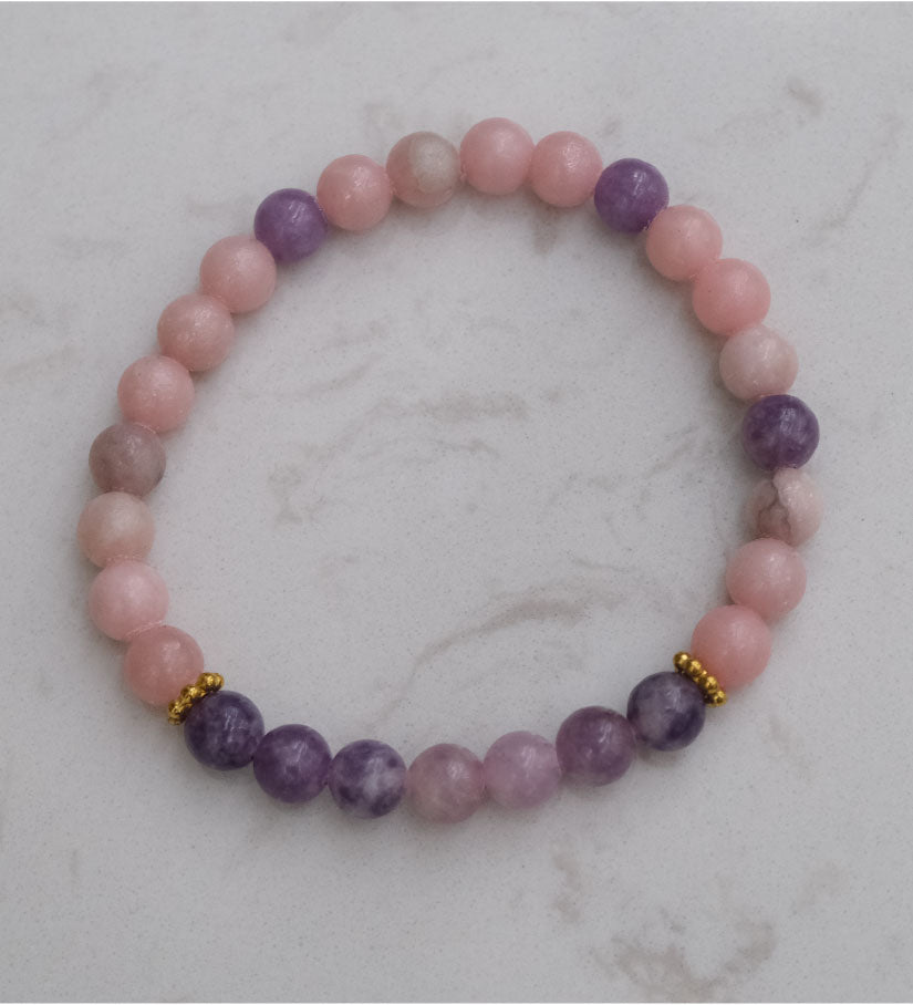 Pisces Zodiac Bead Bracelet